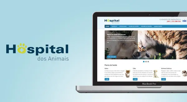 Site Hospital dos Animais